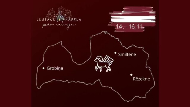 Lūgšanu kapela pār Latviju aicina piedalīties īpašā lūgšanu ķēdē