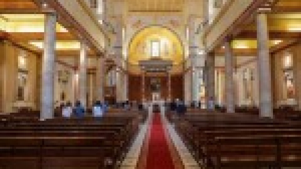 Libānas baznīca atjaunota pēc plašajiem postījumiem