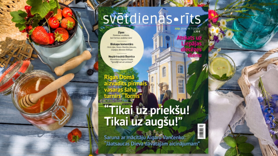 Jūlijā izdots žurnāla „Svētdienas Rīts” jaunākais numurs