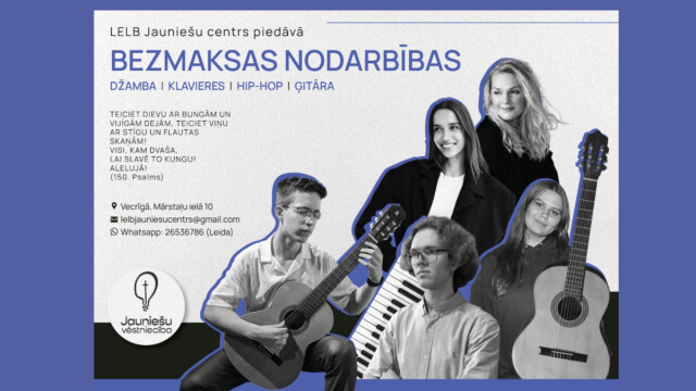 Oktobra beigās atsāksies Jaunieša centra radošās nodarbības
