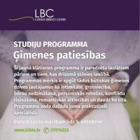 LBC aicina pievienoties jaunajai studiju programmai “Ģimenes patiesības”