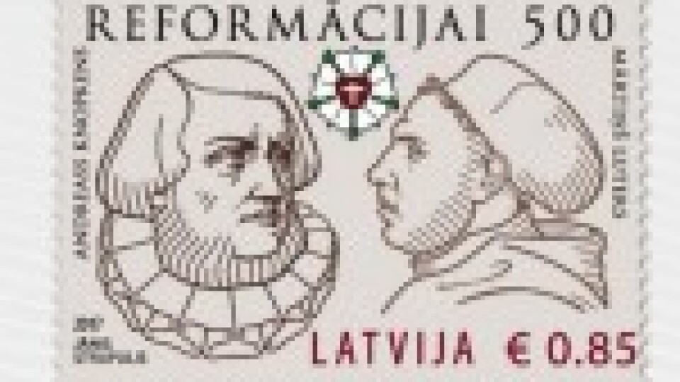 “Latvijas pasts” izdevis reformācijas 500.gadadienai veltītu pastmarku