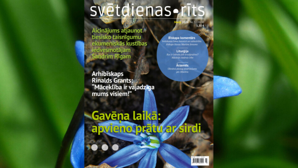 Martā izdots žurnāla „Svētdienas Rīts” jaunākais numurs