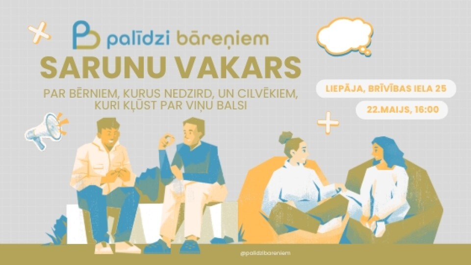 Latvijas Kristīgā alianse bāreņiem aicina uz tikšanos Liepājā