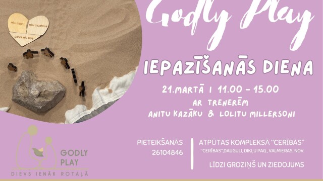 Valmieras novadā norisināsies „Godly Play” iepazīšanās diena