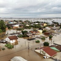 Baznīcas kalpo kā patversmes pēc plūdiem Brazīlijā