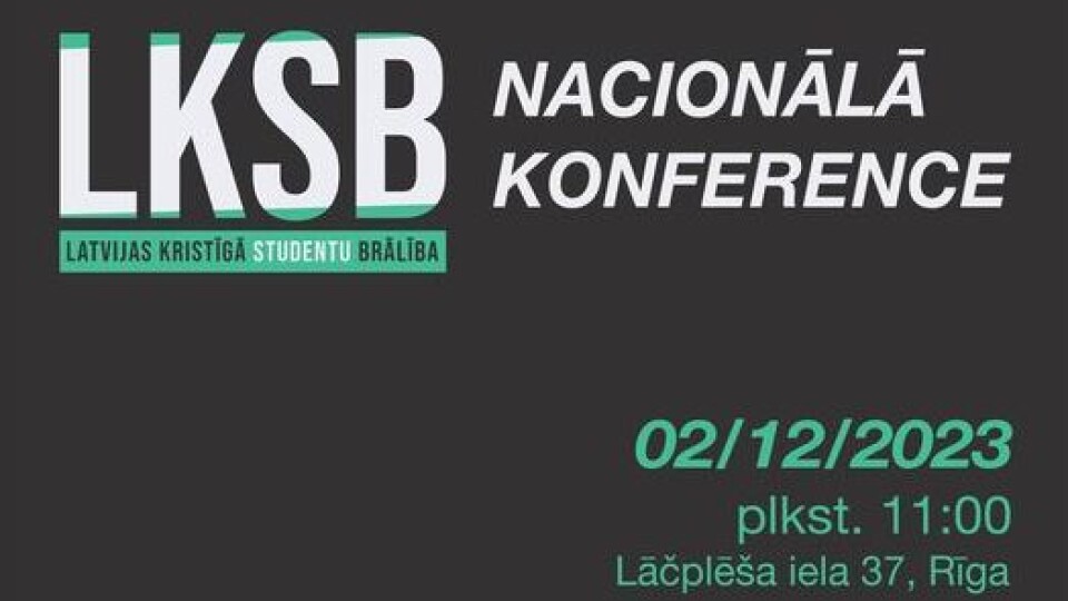 Latvijas kristīgo studentu brālības konference