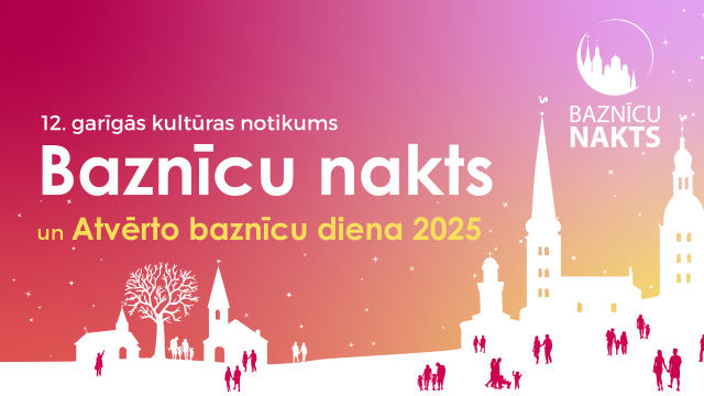 "Baznīcu naktij" līdz šim pieteikušās 80 baznīcas