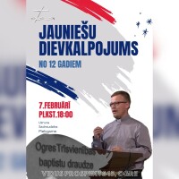 Ogres baptistu draudzē notiks jauniešu dievkalpojums