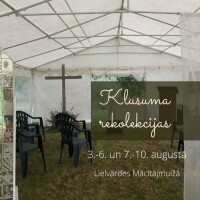 Lielvārdes Mācītājmuižā augustā notiks klusuma rekolekcijas