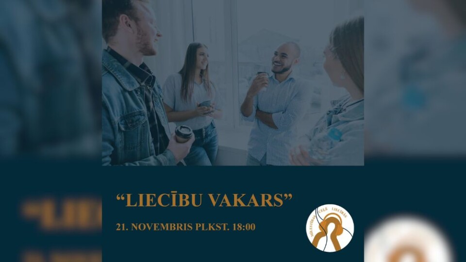 Nākamnedēļ notiks Liecību vakars Ģertrūdes draudzē