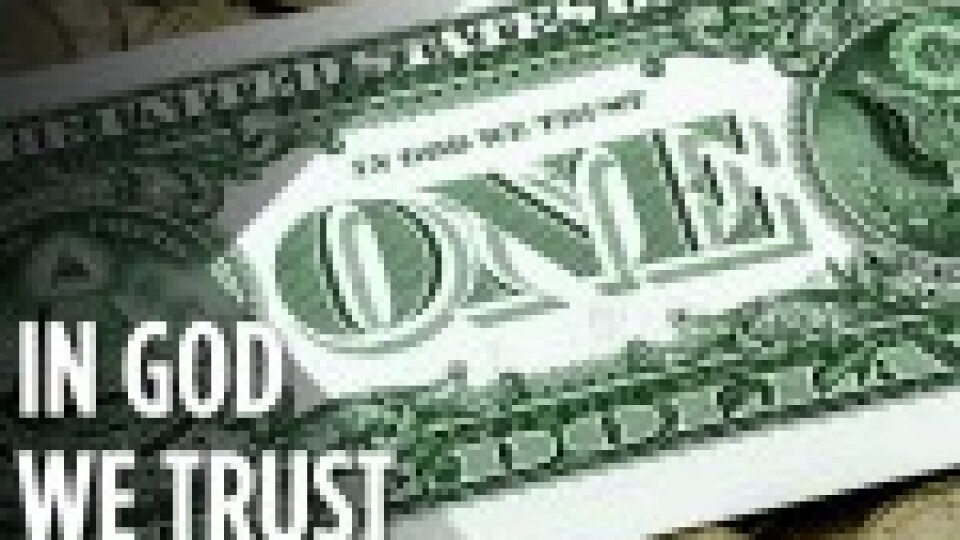 Tiesa noraida prasību dzēst frāzi “In God we trust” no dolāra banknotes