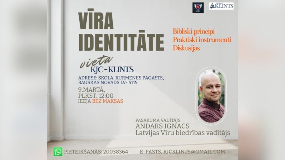 Aicina vīrus uz tikšanos Kurmenes jauniešu centrā