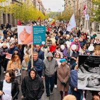 Pirmais Baltijas „Gājiens par dzīvību” pulcē arī dalībniekus no Latvijas