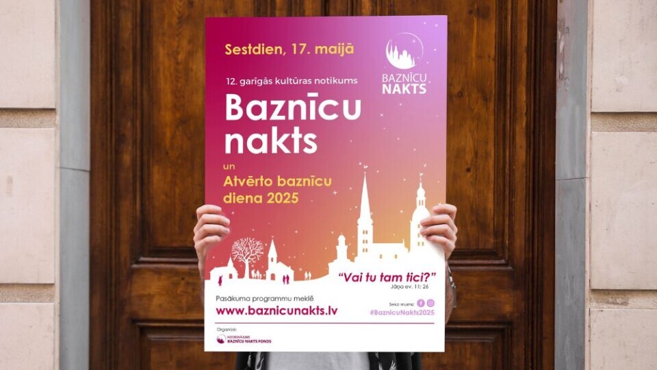 Svinīgā Baznīcu nakts 2025 atklāšana notiks Rīgas Vecās Sv. Ģertrūdes baznīcā