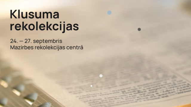 Ģertrūdes draudze aicina uz klusuma rekolekcijām Mazirbē