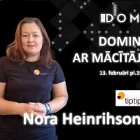 Ogres DOMS raidierakstā viesosies tiptip.lv vadītāja Nora Heinrihsone