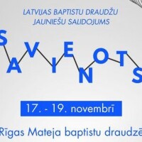 Novembrī notiks latviešu baptistu draudžu jauniešu salidojums