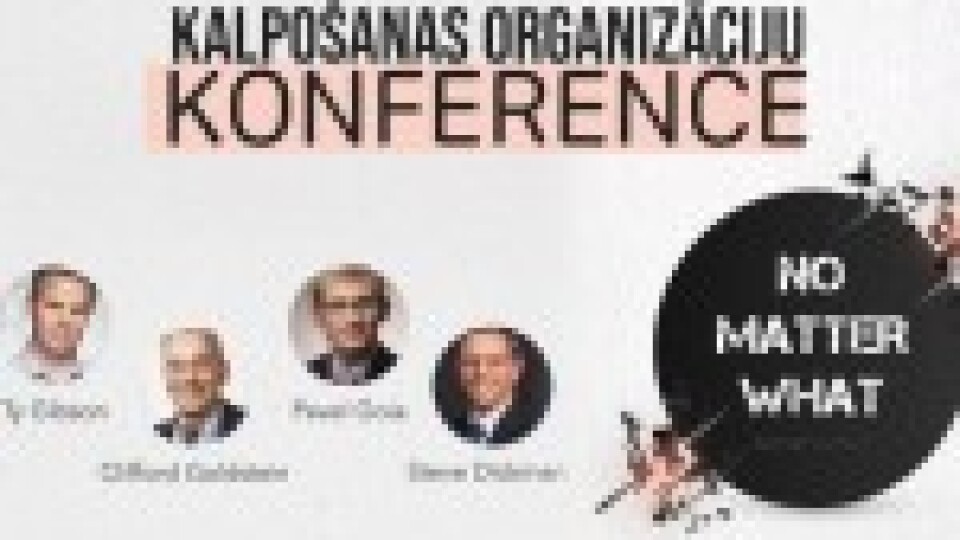 Nākamnedēļ tiešsaistē sāksies kalpošanas organizāciju konference