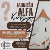 Talsos aicina jauniešus uz Alfa kursu