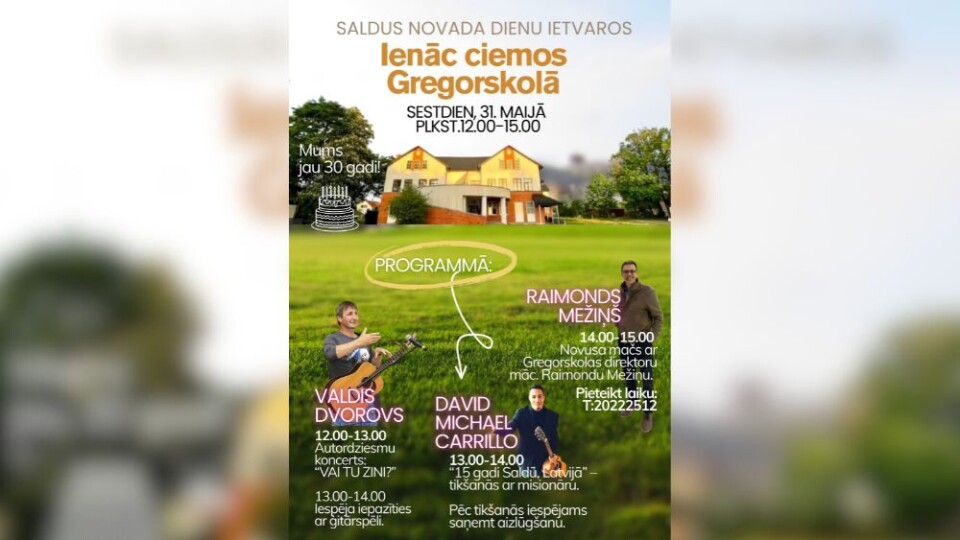Ienāc ciemos Gregorskolā