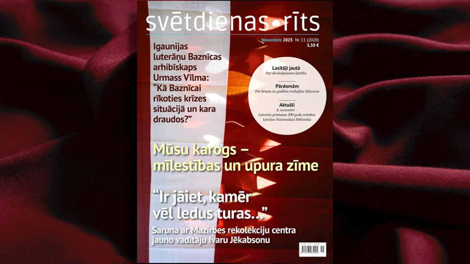 Novembrī izdots žurnāla „Svētdienas Rīts” jaunākais numurs