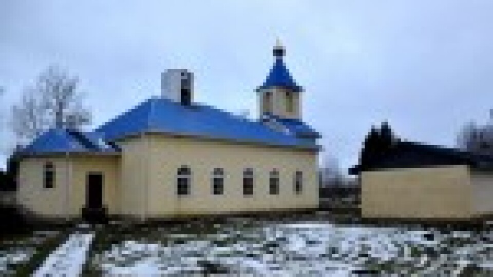 Latgales ciemā Maļinovā atdzimst pareizticīgo baznīca