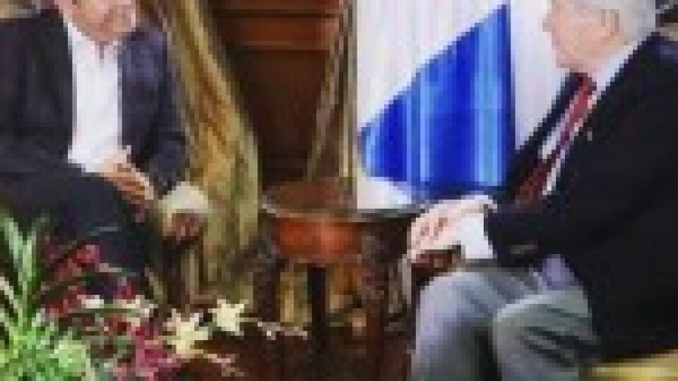 Evaņģēlists Luiss Palau tiekas ar Gvatemalas prezidentu