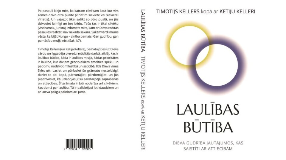 Iznākusi Timotija Kellera grāmata “Laulības būtība”