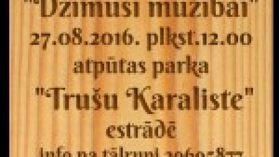 Lēdmanē notiks kristīgās mūzikas festivāls “Dzimuši mūžībai”