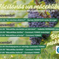 Talsos notiks seminārs “Mācīšanās un māceklība”