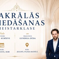 Jelgavā 7. augustā notiks sakrālās dziedāšanas meistarklase