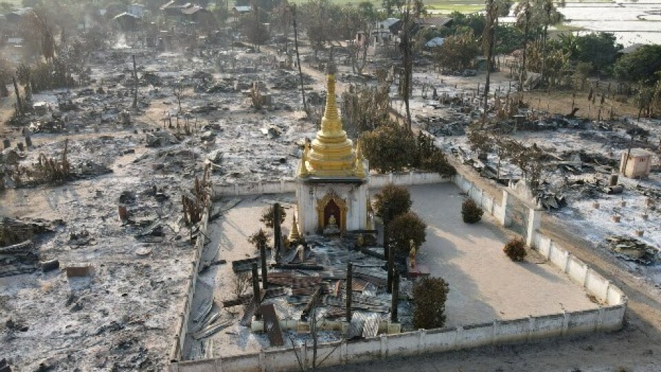 Mjanmas militārpersonas nodedzināja katoļu baznīcu un tuvējo klosteri