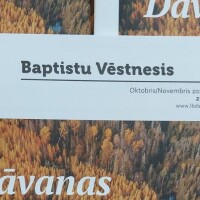 Izdots jaunākais “Baptistu Vēstnesis” oktobra/novembra numurs