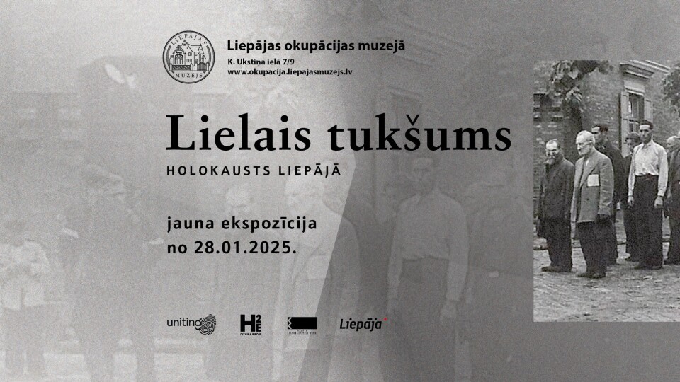 Liepājas okupācijas muzejā atklāj ekspozīciju par holokaustu Liepājā