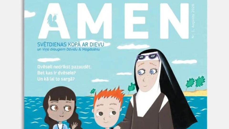 Latvijā izdots jauns kristīgs žurnāls “Amen”
