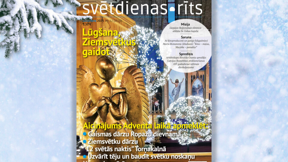 Decembrī izdots žurnāla „Svētdienas Rīts” jaunākais numurs