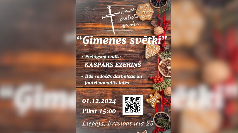 Liepājā Adventa laiku sagaidīs ar ģimenes svētkiem