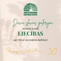 Gregorskola aicina izveidot Dieva slavas jeb liecību galeriju