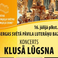 Budbergas Svētā Pāvila luterāņu baznīca aicina uz koncertu “Klusā lūgsna”