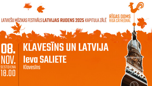 Rīgas Doma baznīcā skanēs klavesīnistes Ievas Salietes solo koncerts