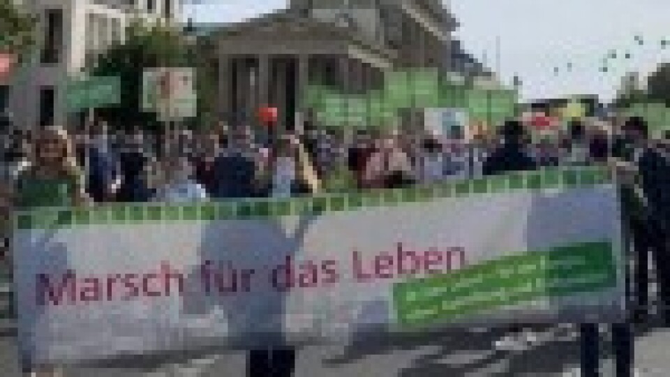 Vācijā gājiens “par dzīvību” pulcē 3000 cilvēkus
