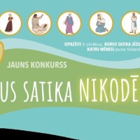 Bērnus un pusaudžus aicina piedalīties konkursā „Jēzus satika…”