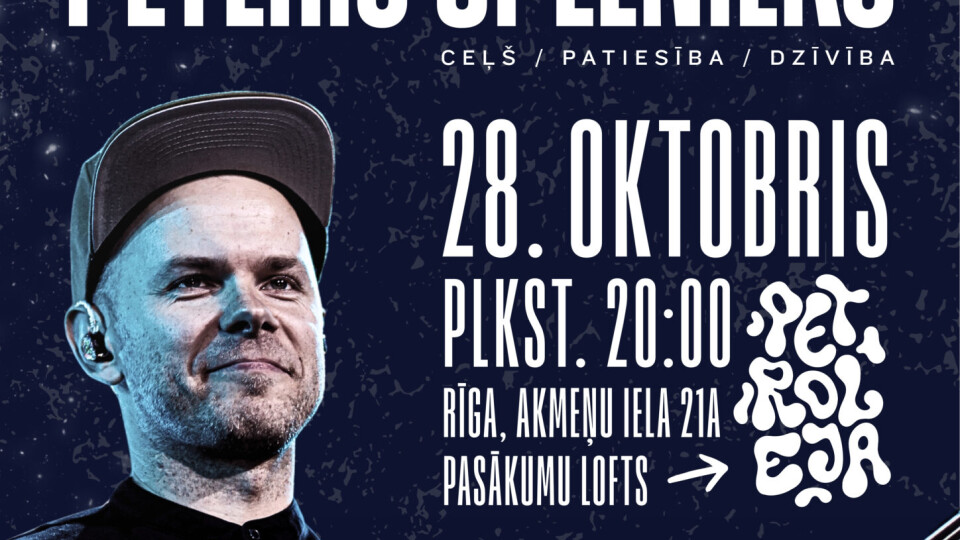 PĒTERIS UPELNIEKS aicina uz savu pirmo solo koncertu  “Ceļš, patiesība, dzīvība”.