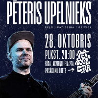 PĒTERIS UPELNIEKS aicina uz savu pirmo solo koncertu  “Ceļš, patiesība, dzīvība”.
