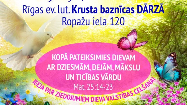 Nāc kopā slavēt un pateikties Jēzum par Latviju!