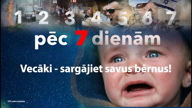 Vecāki - sargājiet savus bērnus!