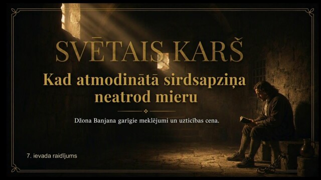 519. Kas ir cilvēks? Svētais karš. Kad atmodinātā sirdsapziņa neatrod mieru