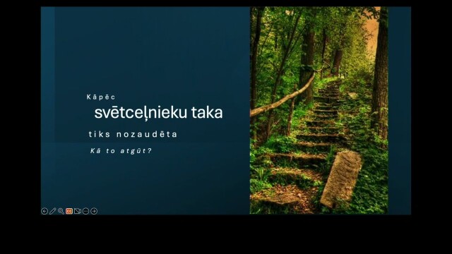 482. Kas ir cilvēks? - Kāpēc svētceļnieku taka tiks nozaudēta?