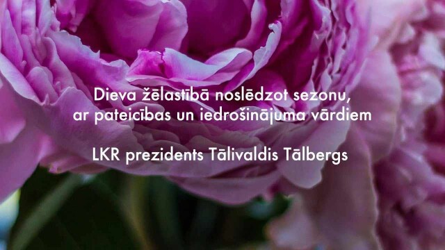 Latvijas Kristīgā radio prezidenta Tālivalža Tālberga sezonas noslēguma uzruna